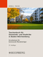 Taschenbuch für Gemeinde- und Stadträte in Baden-Württemberg