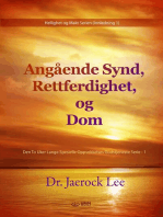 Angående Synd, Rettferdighet, og Dom(Norwegian Edition)