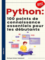 Les 100 Connaissances Essentielles pour Débutants en Python