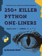 250+ Killer Python One-Liners