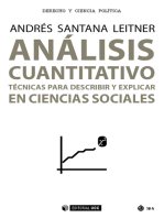 Análisis cuantitativo: Técnicas para describir y explicar en Ciencias Sociales