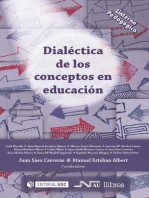 Dialéctica de los conceptos en educación
