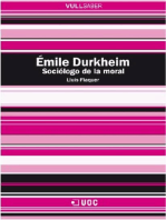Émile Durkheim: Sociólogo de la moral