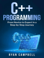 C++ Programming: From Novice to Expert in a Step-by-Step Journey