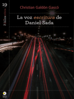 La voz escritura de Daniel Sada