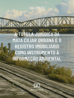 A tutela jurídica da mata ciliar urbana e o registro imobiliário como instrumento à informação ambiental
