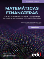Matemáticas financieras: bajo Normas Internacionales de Contabilidad (NIC) y Normas Internacionales de Información Financiera (NIIF)