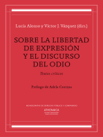 Sobre la libertad de expresión y el discurso del odio: Textos críticos