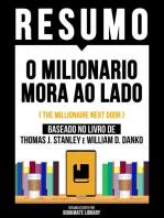 Resumo - O Milionário Mora Ao Lado (The Millionaire Next Door) - Baseado No Livro De Thomas J. Stanley E William D. Danko