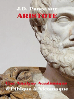 J.D. Ponce sur Aristote : Une Analyse Académique d'Éthique à Nicomaque: Aristotélisme, #1