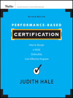 Performance-Based Certification