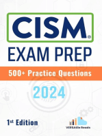 CISM Exam Prep 500+ Practice Questions: 1st Edition - 2024