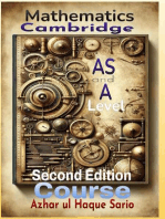 Cambridge Mathematics AS and A Level Course: Second Edition