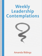 Weekly Leadership Contemplations