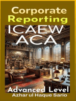 ICAEW ACA Corporate Reporting: Advanced Level