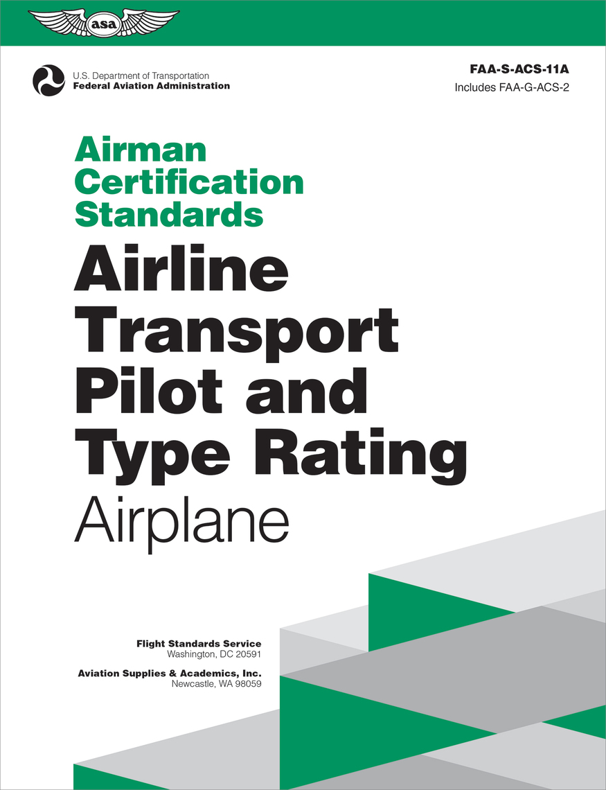 Airman Certification Standards: Airline Transport Pilot and Type Rating ...