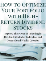 How to Optimize Your Portfolio With High-Return Dividend Stocks