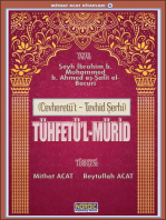 Tühfetü’l-Mürid (Cevheretü’t – Tevhid Şerhi)