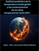 Análisis predictivo de la temperatura media global y las consecuencias de las altas temperaturas hasta 2031.: Medio Ambiente-Cambio Climático, #2