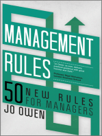 Management Rules: 50 New Rules for Managers