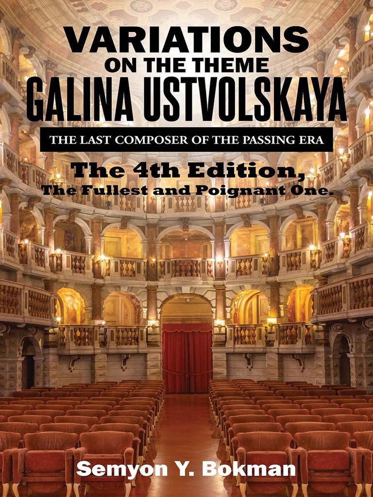 Variations on the Theme Galina Ustvolskaya by Semyon Y. Bokman (Ebook ...