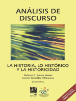 Análisis de discurso: La historia, lo histórico y la historicidad