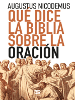 Qué dice la Biblia sobre la oración