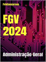 Administração Geral FGV 2024 (Questões Comentadas): Questões Comentadas Concursos FGV 2024, #1