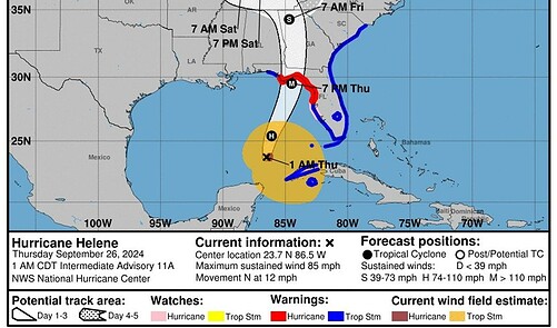 Mapped: Charting Hurricane Helene’s Path As Catastrophic Storm Makes ...