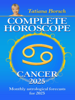 Complete Horoscope Cancer 2025: Monthly Astrological Forecasts for 2025