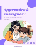 Apprendre À Enseigner : Un Guide Du Point De Vue De L'élève