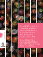 La audición musical: Concepciones, propuestas y prácticas de desarrollo en el Proyecto Curricular de Artes Musicales de la Facultad de Artes