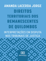 Direitos Territoriais dos Remanescentes de Quilombos: interpretações em disputa nos Tribunais de Justiça