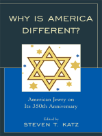 Why Is America Different?: American Jewry on its 350th Anniversary