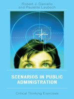 Scenarios in Public Administration: Critical Thinking Exercises