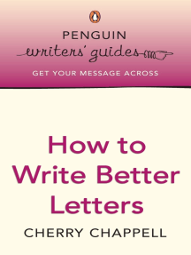 Penguin Writers' Guides: How to Write Better Letters by Cherry Chappell ...