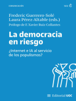 La democracia en riesgo: ¿Internet e IA al servicio de los populismos?