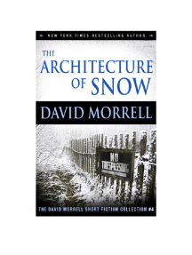 The Architecture of Snow by David Morrell