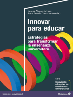 Innovar para educar: Estrategias para transformar la enseñanza universitaria