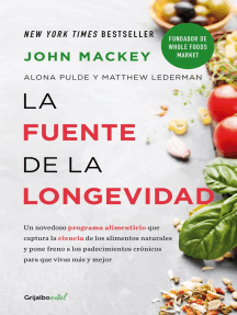 La fuente de la longevidad de JOHN MACKEY/ALONA PULDE/MATTHEW LEDERMAN ...