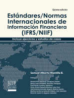 Estándares/Normas internacionales de información financiera (IFRS/NIIF) - 5ta edición: Incluye ejercicios y estudios de caso