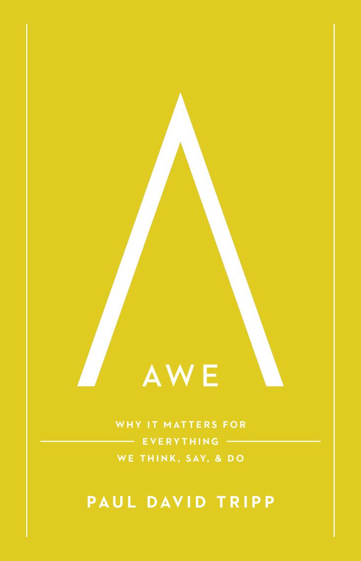 Awe (with Study Questions) by Paul David Tripp (Ebook) - Read free for ...