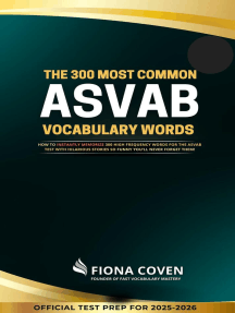 The 300 Most Common ASVAB Vocabulary Words by Fiona Coven (Ebook ...