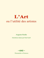L’Art : ou l’utilité des artistes