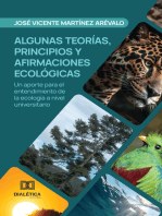 Algunas teorías, principios y afirmaciones ecológicas: Un aporte para el entendimiento de la ecología a nivel universitario