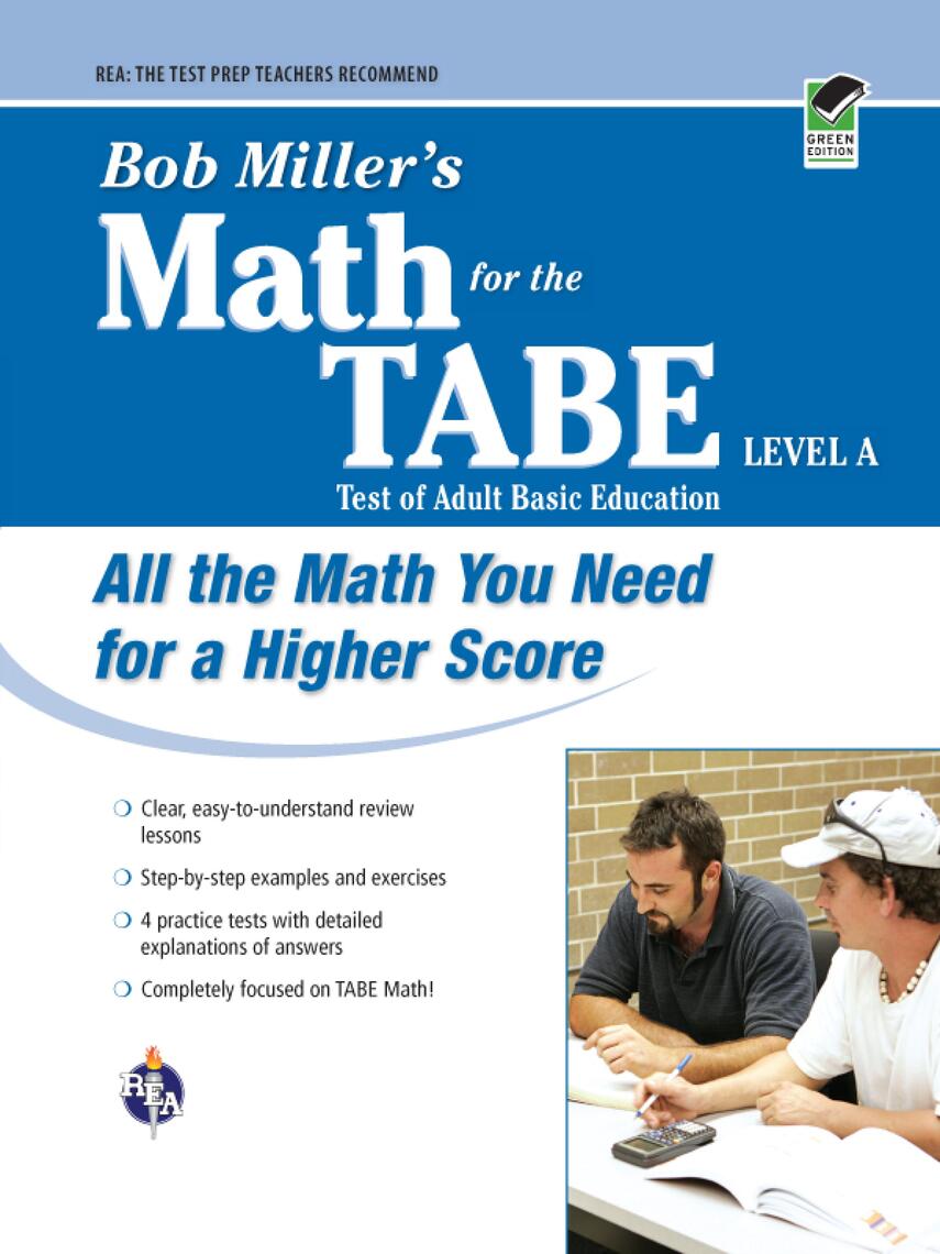 Bob Miller's Math for the TABE Level A by Bob Miller (Ebook) - Read ...