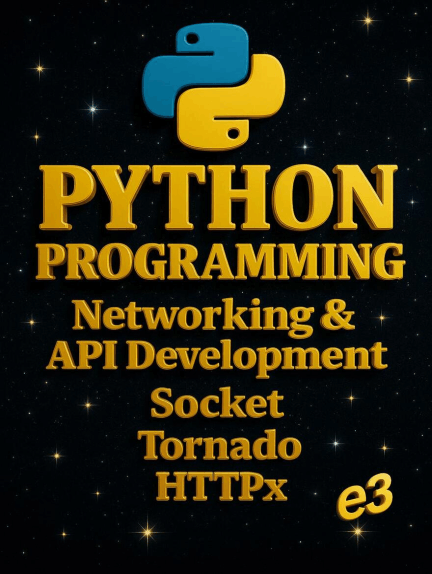 Python Programming : Networking & API Development, Socket, Tornado, HTTPx: Python, #6 book cover