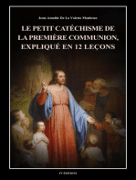 Le petit catéchisme de la première communion, expliqué en 12 leçons: Illustré en couleurs