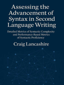Assessing the Advancement of Syntax in Second Language Writing ...