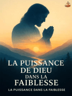 La puissance de Dieu dans la faiblesse